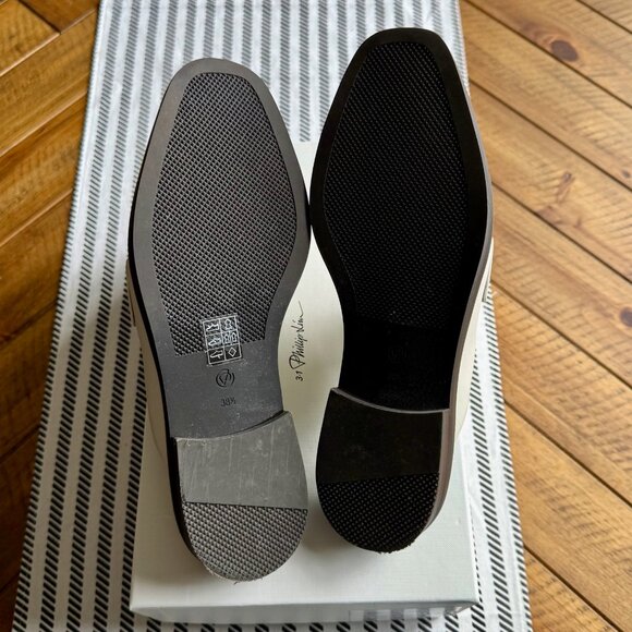 3.1 Phillip Lim Alexa 25mm leather loafers in bone white Size 38.5 - Picture 7 of 11